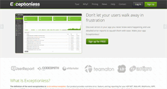 Desktop Screenshot of exceptionless.com