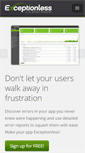 Mobile Screenshot of exceptionless.com