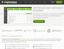 Tablet Screenshot of exceptionless.com